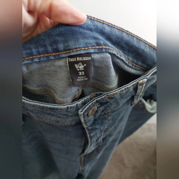 True Religion "Stella" Mid Rise skinny Medium wash stretch jeans size 33 - Picture 10 of 11